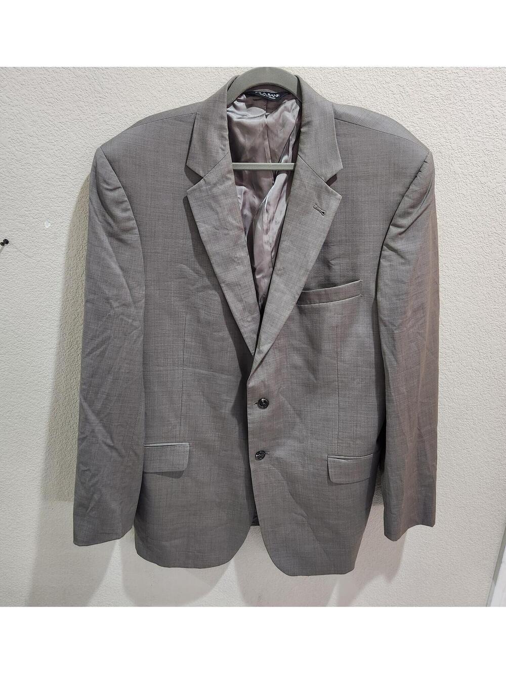 Jos. A. Bank Signature Collection Gordon Gray 100% Wool Blazer Sport Coat 44L